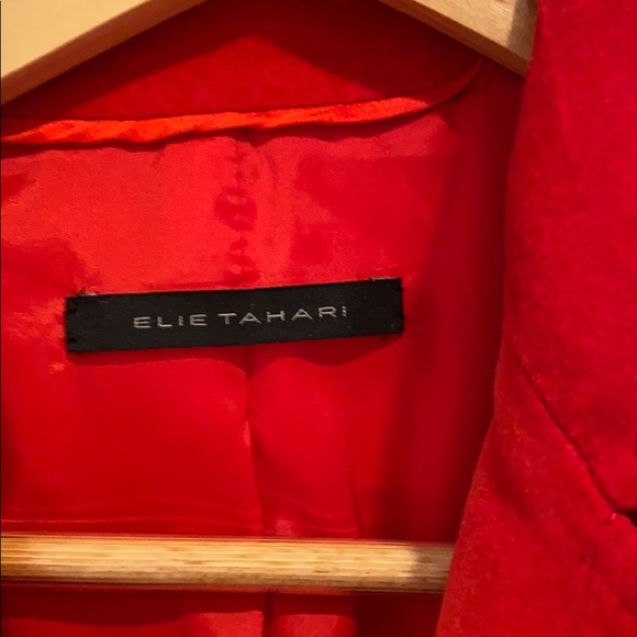 Red velvet blazer - Picture 2 of 6